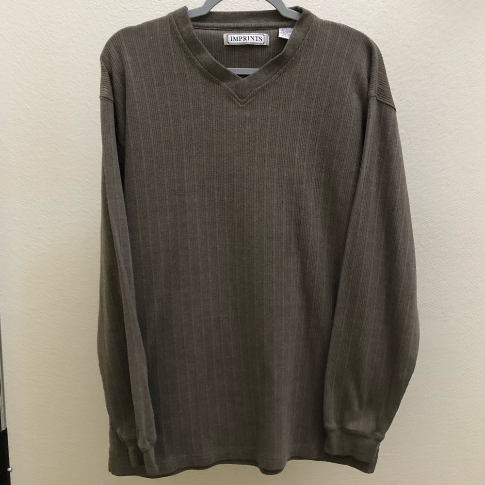 [Imprints] Taupe Grey Lightweight Sweater